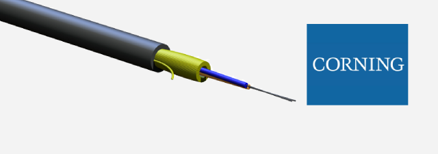 کابل فیبر نوری6 کر تایت بافر مالتی و سینگل مد رایزر Corning FREEDM® One 62.5 µm multimode (OM1)