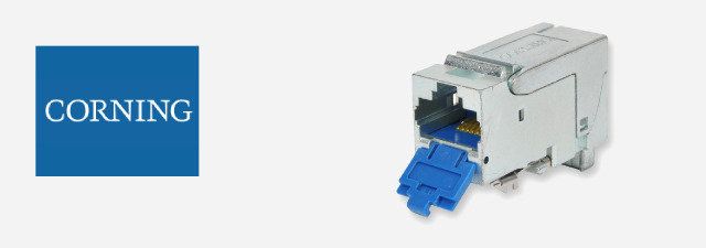 کیستون شبکه کورنینگ FutureCom™ xs500 Cat.6A