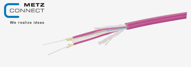 کابل فیبر نوری مالتی مد 12 کر OpDAT breakout OM4 - bend insensitive