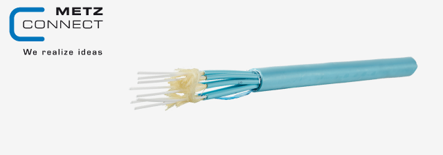 کابل فیبر نوری مالتی مد 8 کر OpDAT breakout OM3 - bend insensitive