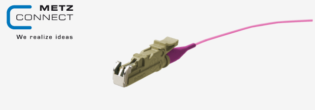 OpDAT pigtail E2000 PC, OM4, violet