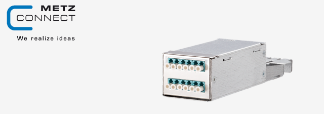 ماژول شبکه دیتاسنتر - DCCS2 OM3 MPO 6xLC-D- متز کانکت METZ CONNECT