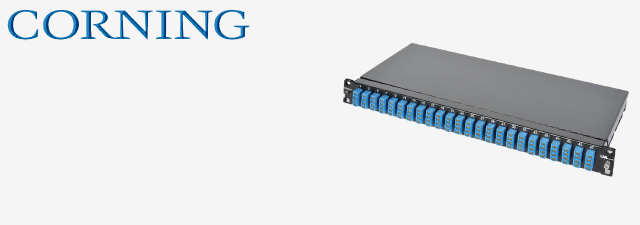 LANS Housing, partially loaded, without pigtails - Corning 