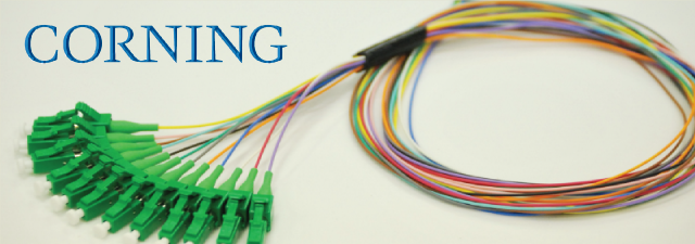 Fiber Optic Pigtail LC,24 F, FREEDM® Loose Tube Cable, Riser, 900 µm legs - Corning