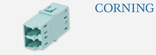 آداپتور فیبر نوری کورنینگ مالتی مد CORNING - (OM4+/OM4/OM3), LC Duplex