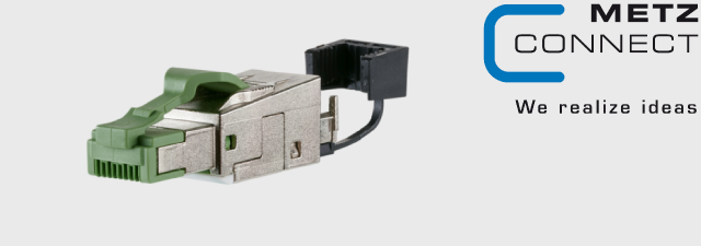 C5 RJ45 field plug pro 2P PROFINET - METZ CONNECT
