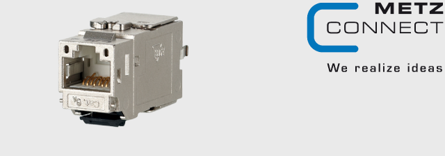 کیستون شبکه - C6Amodul 180° jack متز کانکت