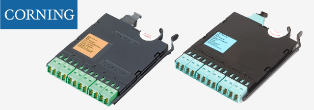 EDGE™ Module, 12 F, LC Duplex to MTP® Connector, 50 µm multimode (OM3) - CORNING 