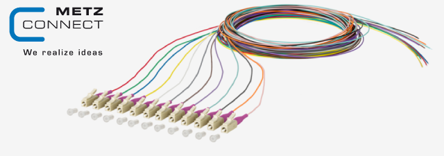 Pigtails, 12 colors - METZ Connect 