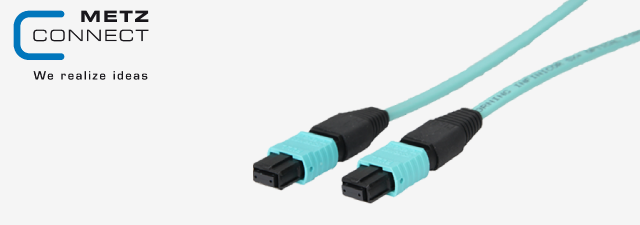 کابل OM3  MPO - شبکه دیتاسنتر - متز کانکت METZ CONNECT