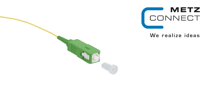 پیگتیل فیبر نوری متزکانکت ST - METZ CONNECT